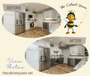 The Cabinet Queen Before After 3 300x251 